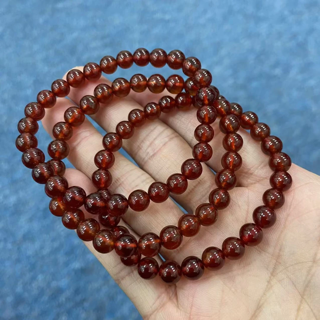 【举石珠宝】T0107-1007-212石榴石手串（一件/多样性发/约6mm）I