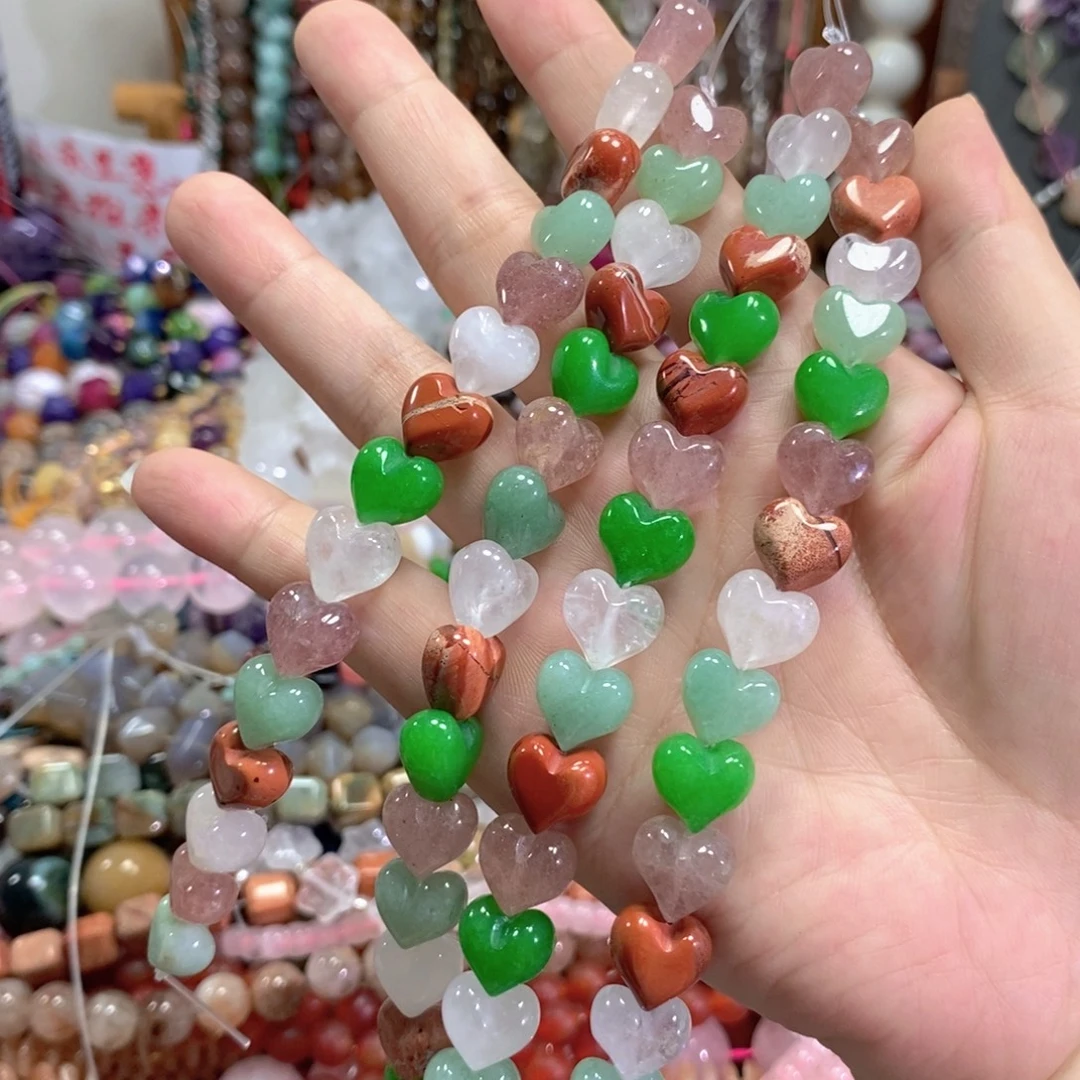未镶嵌玛瑙/玉髓珠宝半成品多宝屁桃卡12mm有12颗