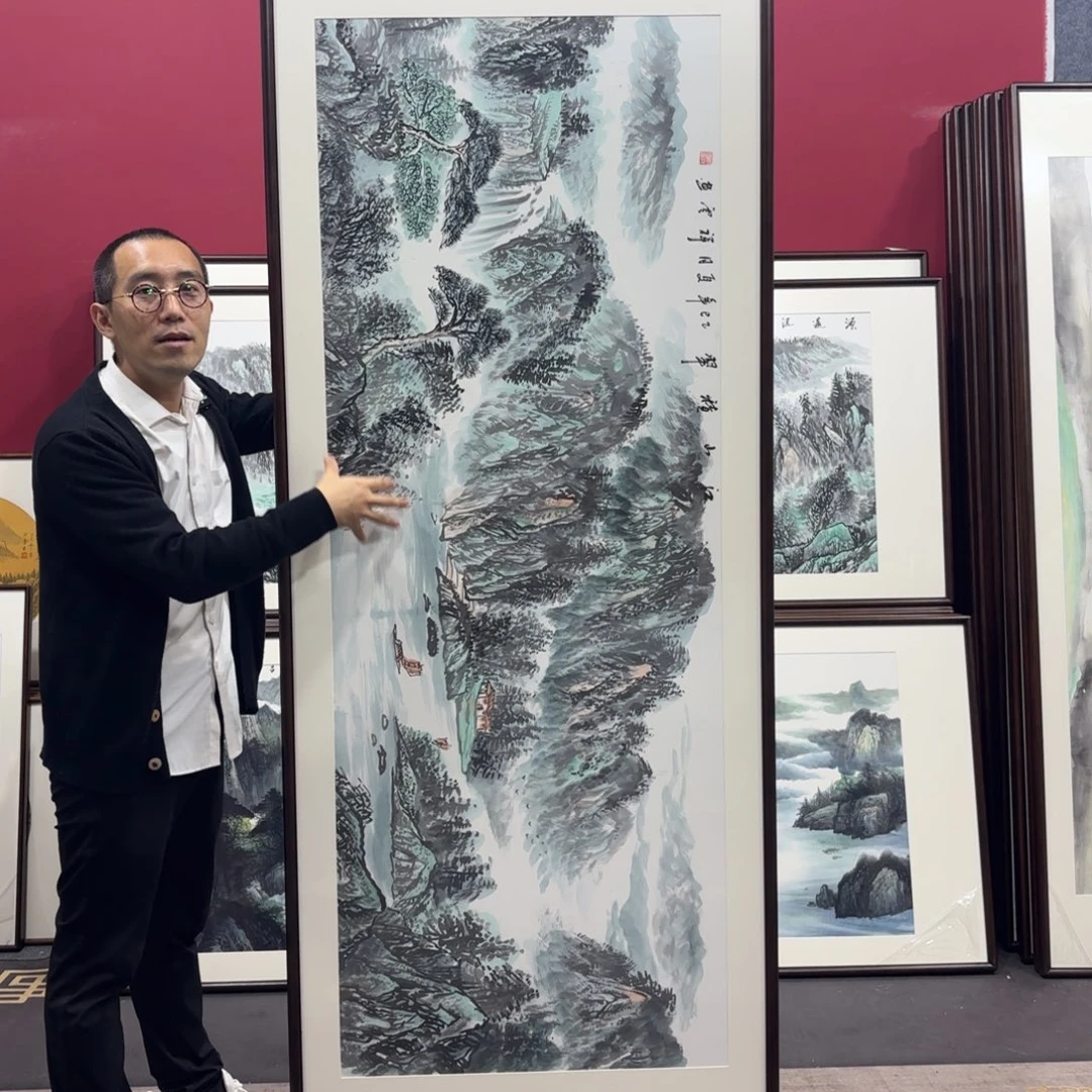 国画手绘作品210/80