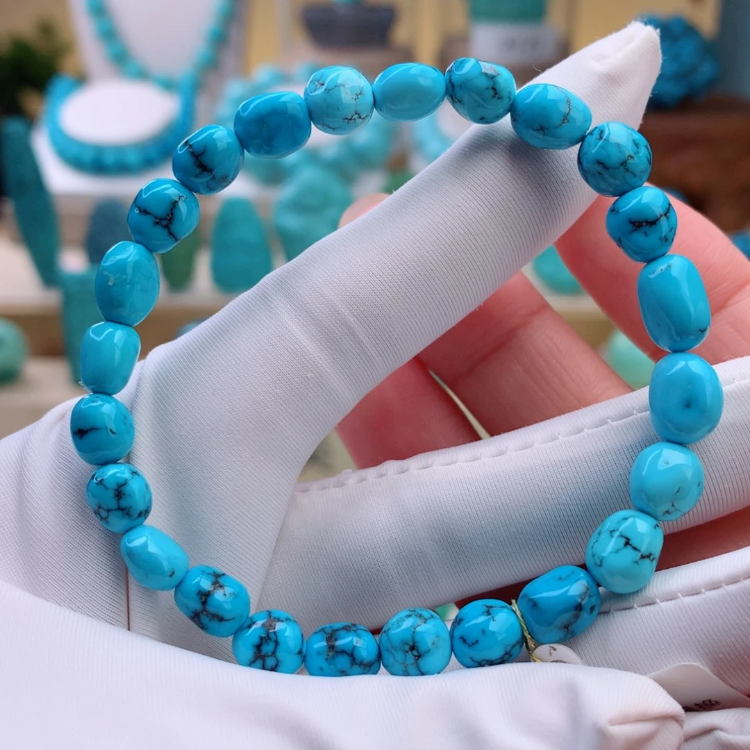 绿松石未镶嵌挂件