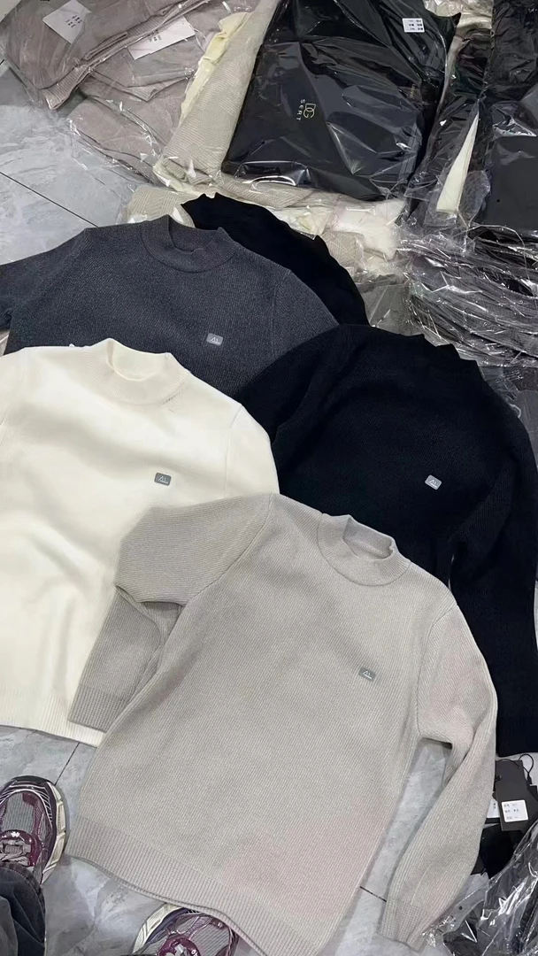 【牛牛~高品软乎乎~】男士一体绒休闲毛衣w