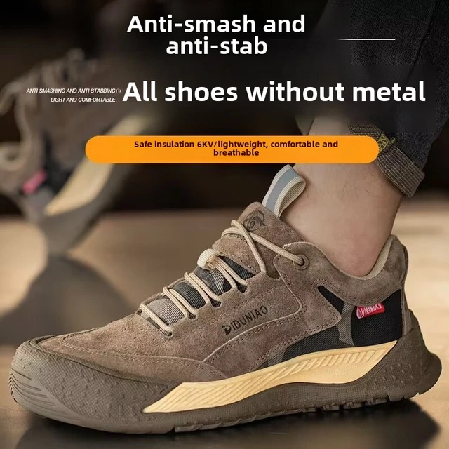 夏季透气绝缘6kv防砸防刺防滑轻便耐磨舒适防火花防臭劳保防护鞋