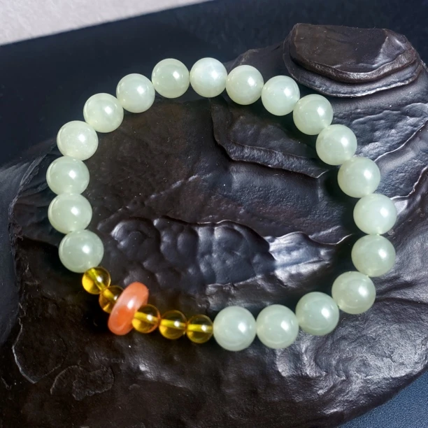 925银手链 锦鲤 晴水气质百搭冰飘跑环手链2501021