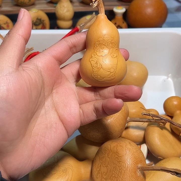 赵公明财神葫芦压花