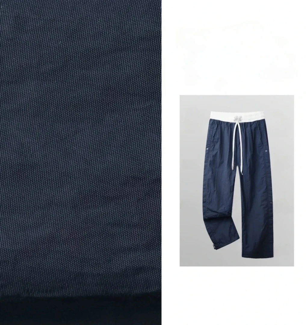 纯色百搭拼接设计薄款男女同款透气潮流宽松直筒运动休闲裤裤子