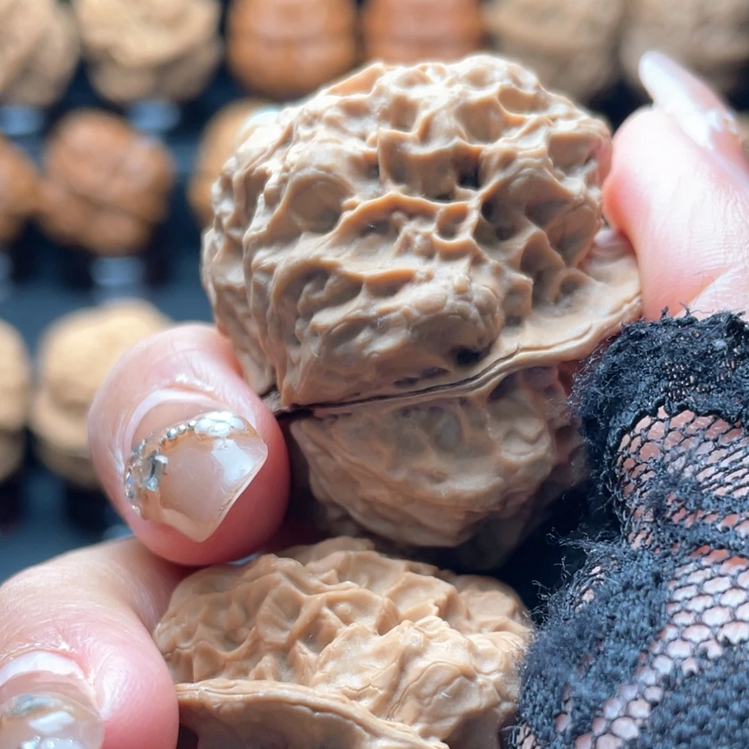 缘***灭文玩核桃把件恶蝉……