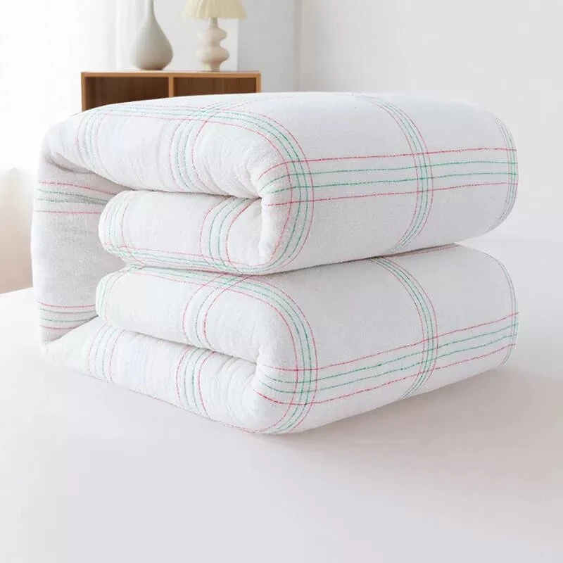 秋冬劳保工地床垫0.91.2米单双人床褥子1.8m棉被垫被纤维被褥软垫