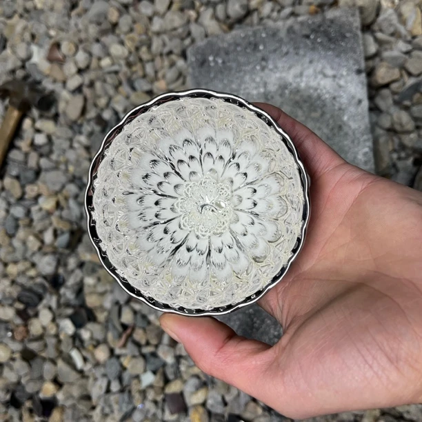 冰清玉洁凤凰茶杯主人杯陶瓷传统手工制作.匠心传承