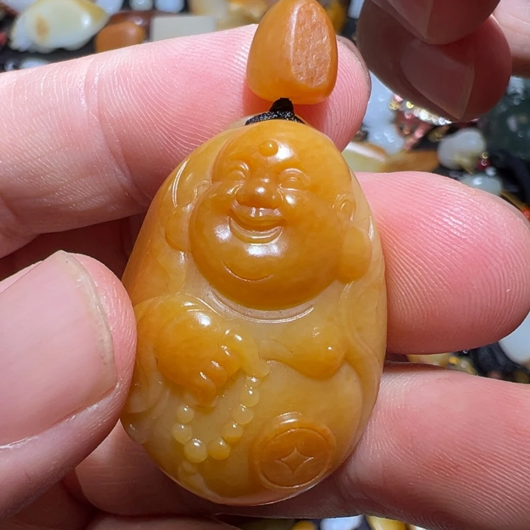 和田玉未镶嵌吊坠(不含链)