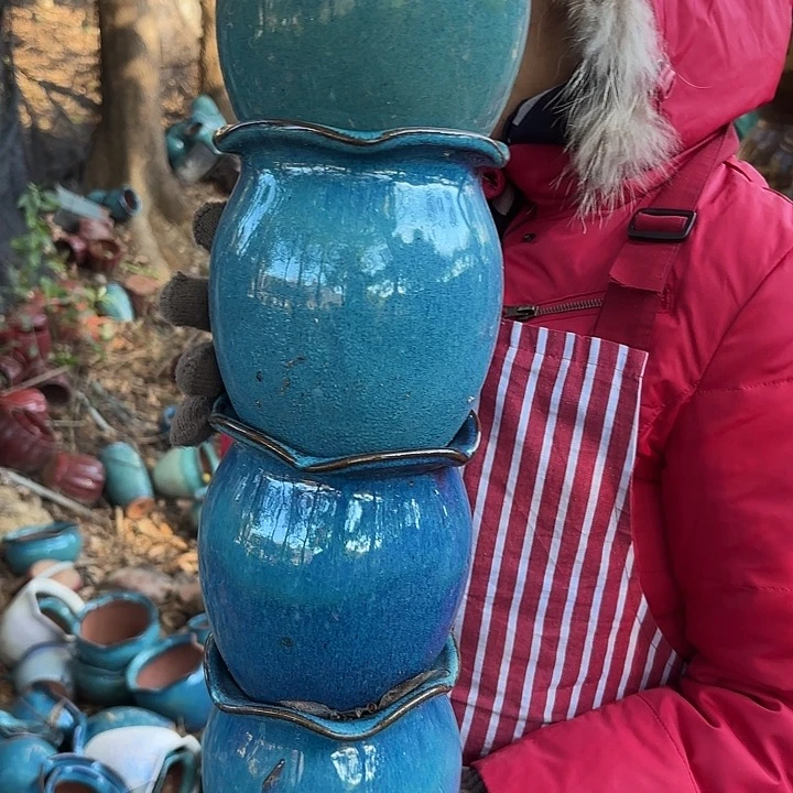 高度16厘米口径13厘米瑕疵