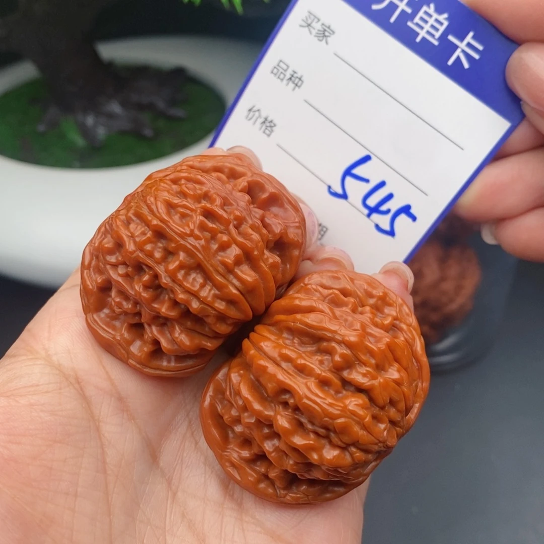 文玩核桃把件44四座楼狮子头545