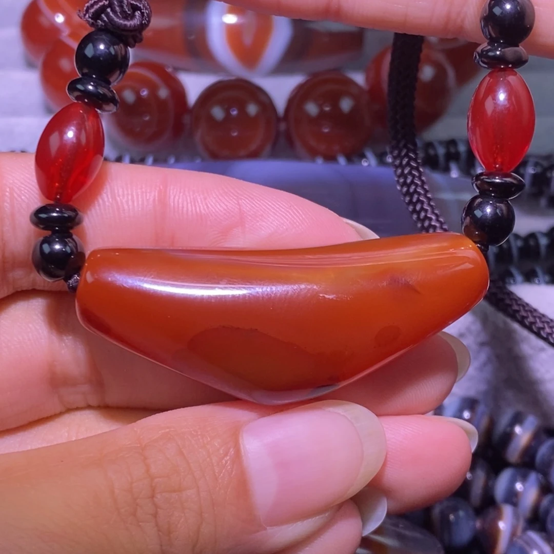 玛瑙/玉髓未镶嵌颈饰