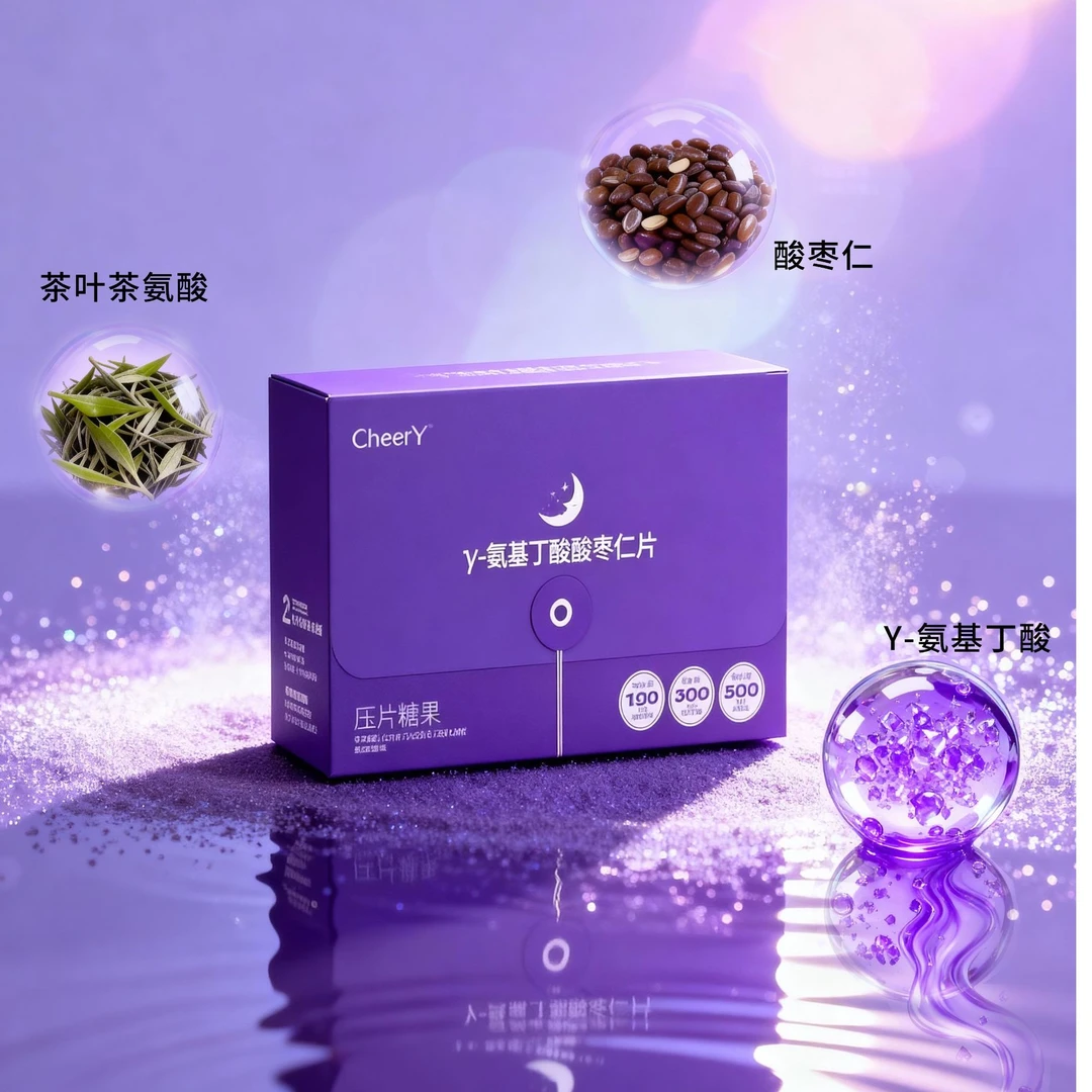 【2盒装】γ-氨基丁酸酸枣仁片 茯苓  茶叶茶氨酸 独立包装14袋/盒