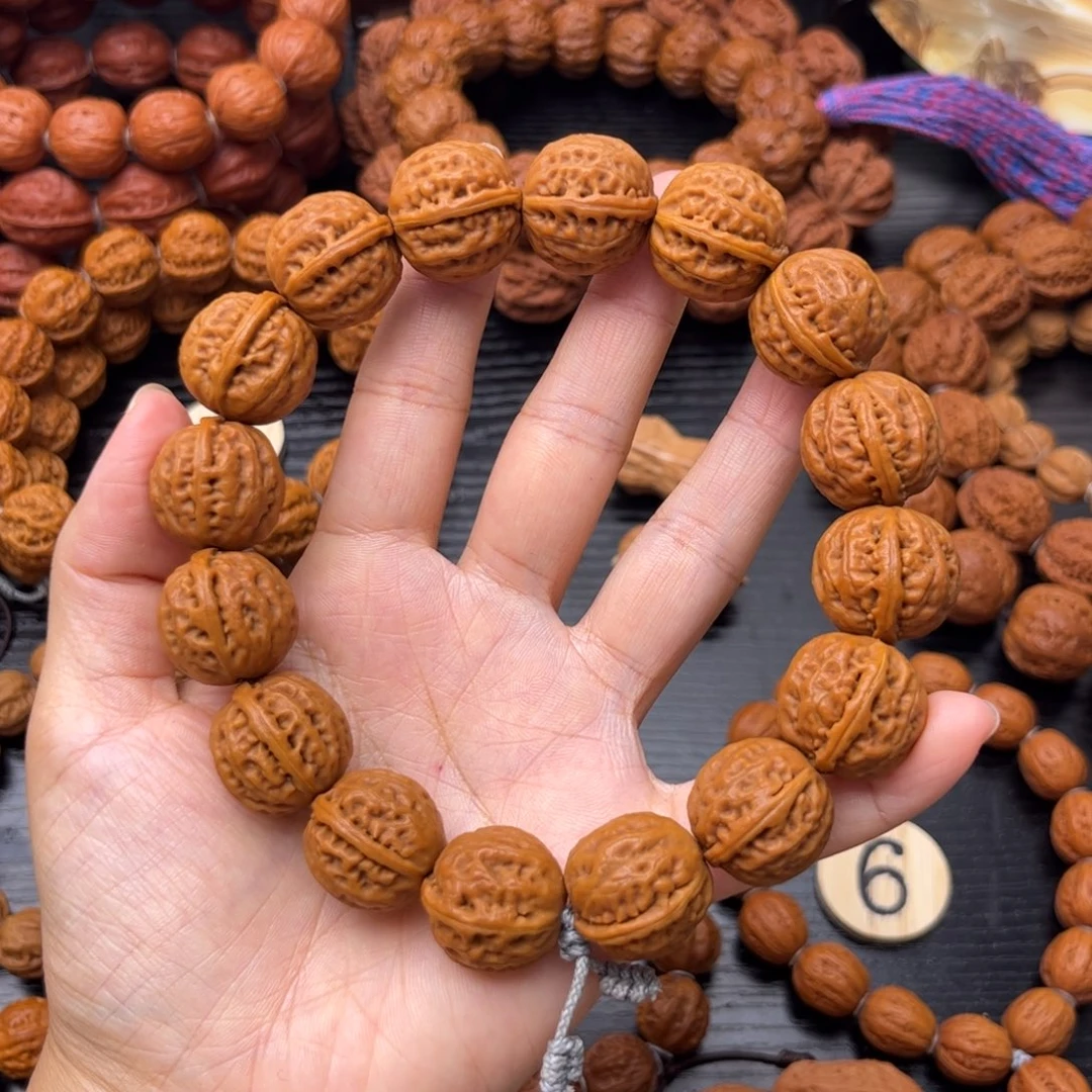 吊坠桃核西瓜纹一道筋