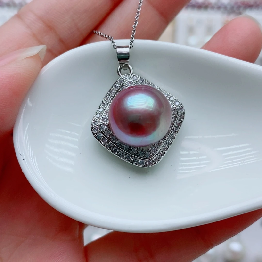 淡水珍珠未镶嵌颈饰13mm