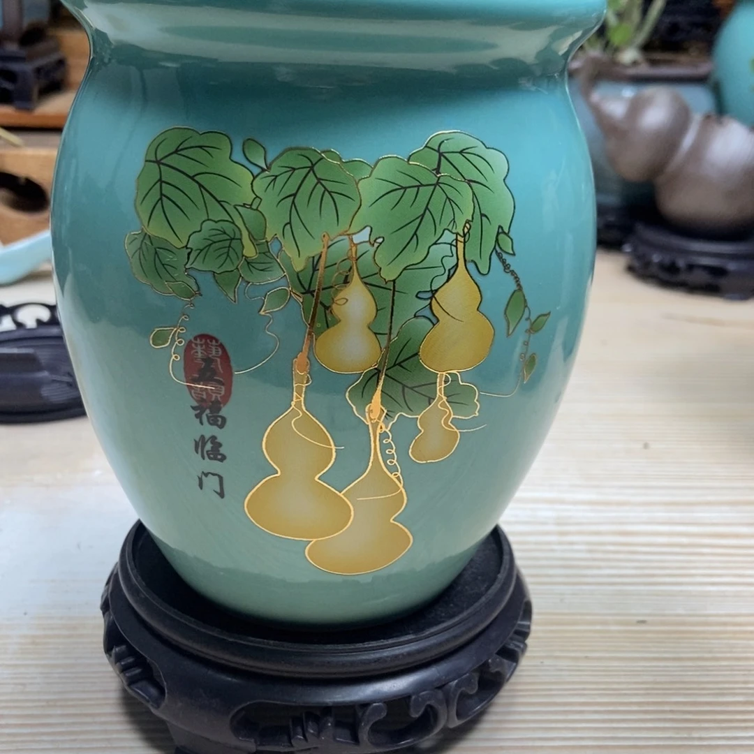 瓷片陶瓷花盆陶瓷艺术