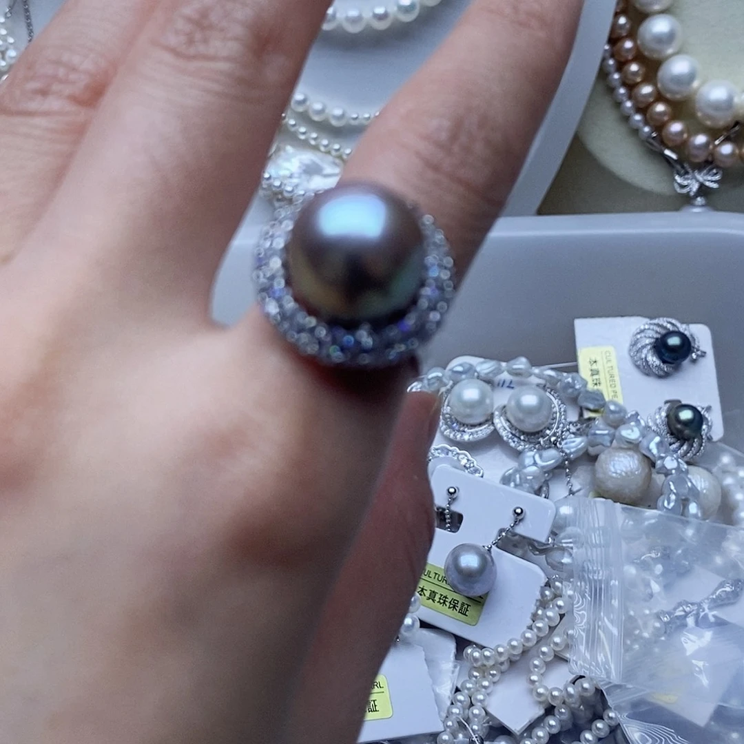 未镶嵌耳钉淡水珍珠