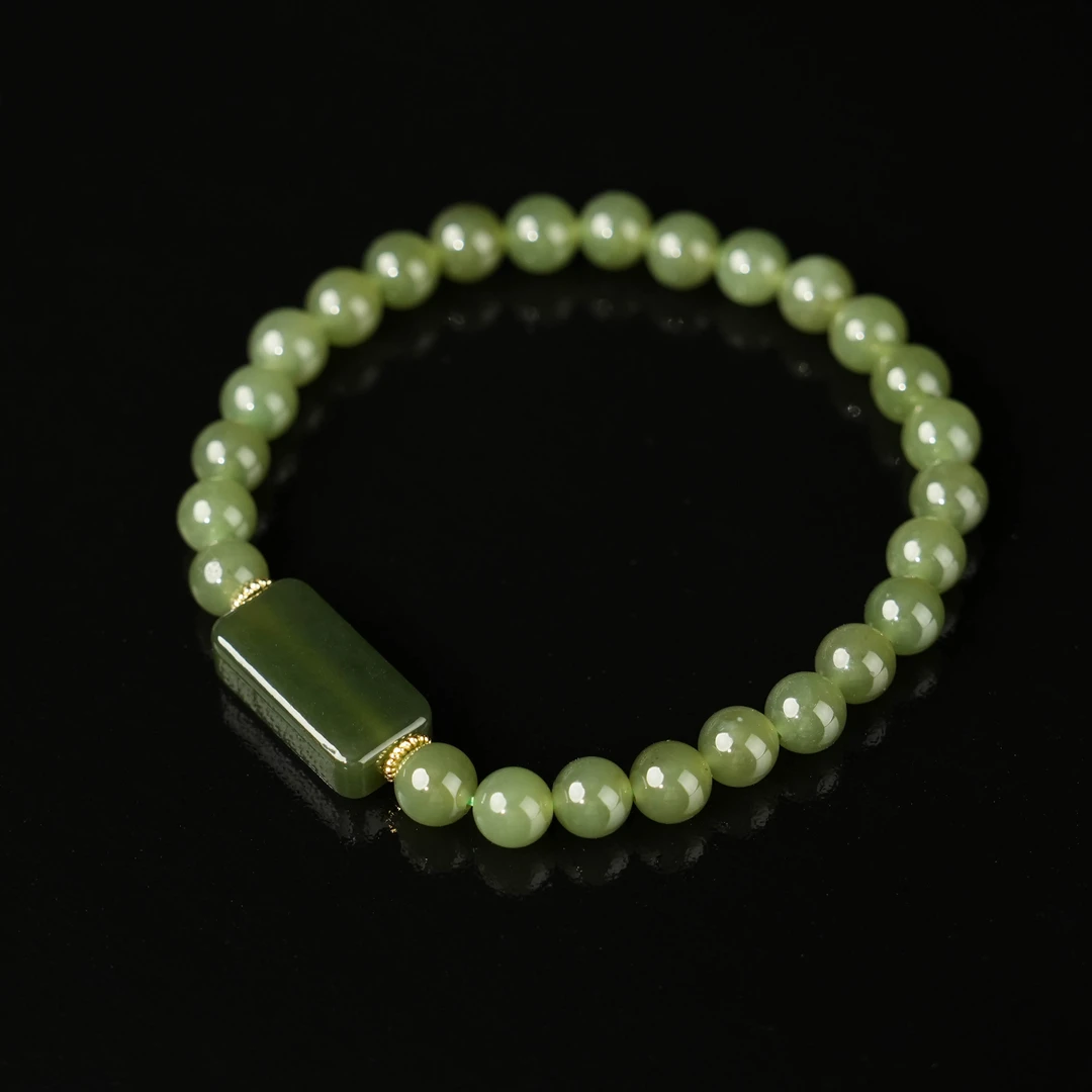 精品和田玉手串 多样性发一 -CB003（卡径：6mm）