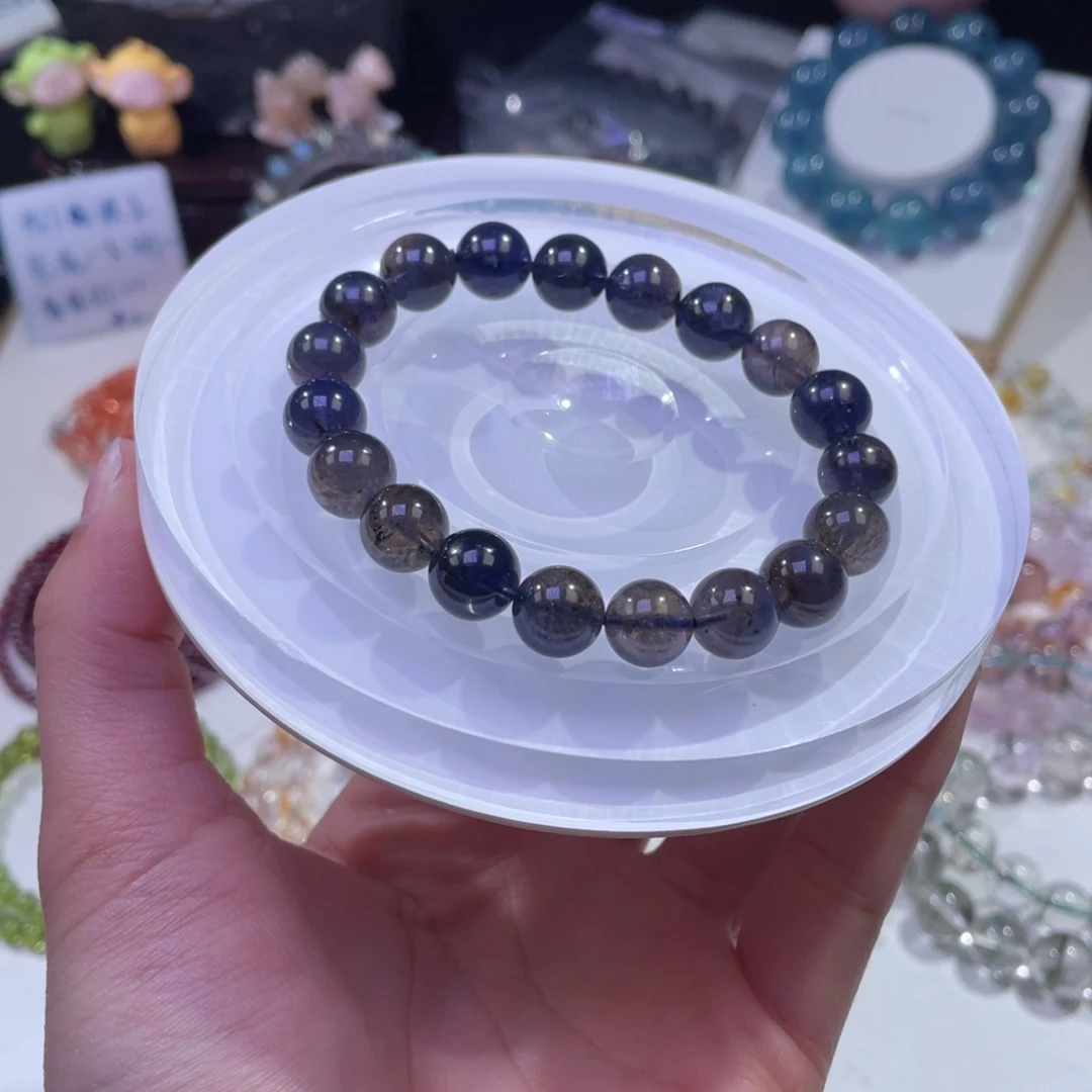 未镶嵌手链水晶满色堇青石10mm
