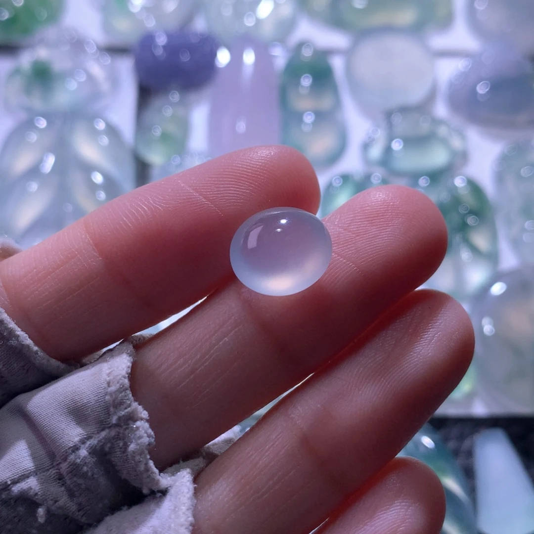 翡翠未镶嵌颈饰蛋面