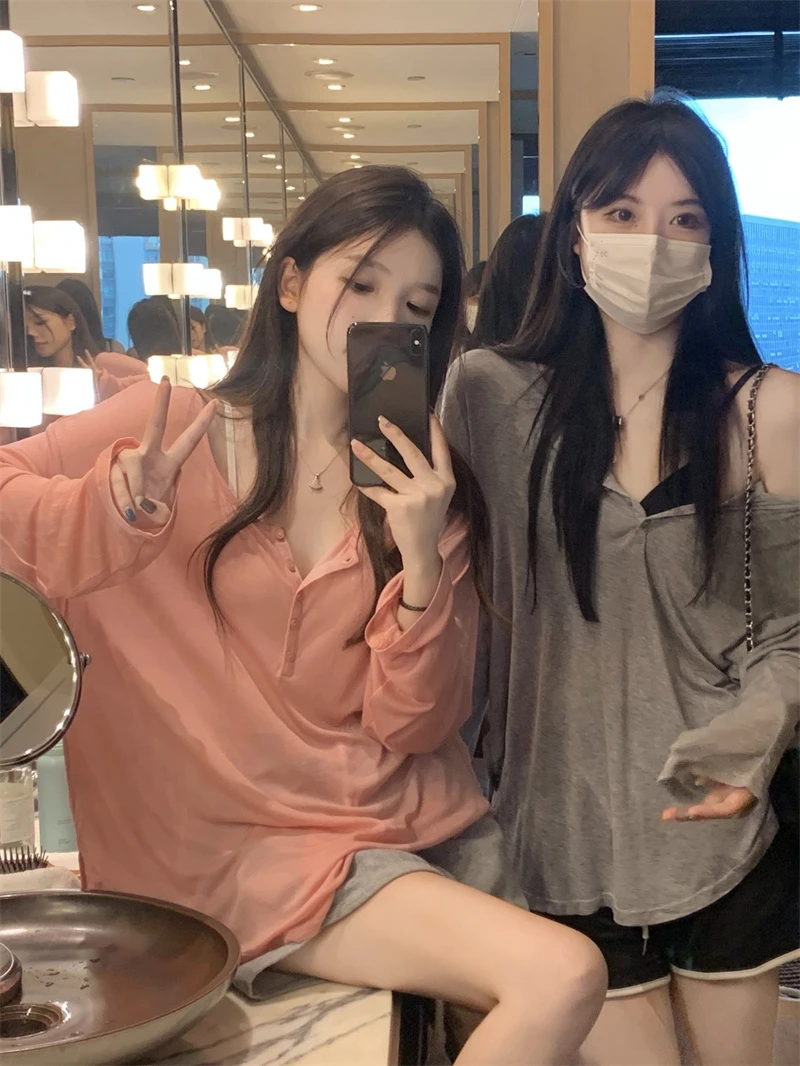 百搭纯色小众时尚防晒衫秋季休闲显瘦