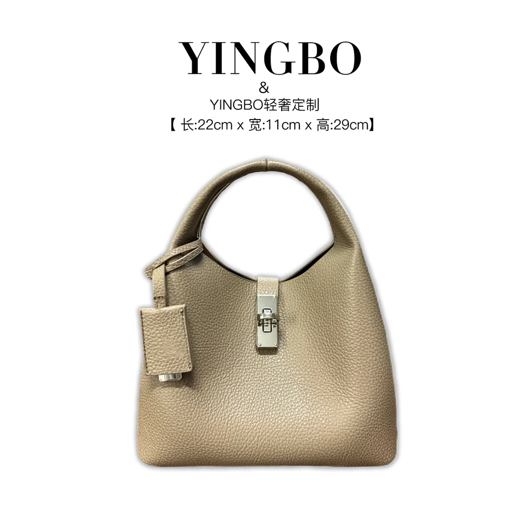 【英柏甄选】SD-5870-大象灰  小众设计感时尚单肩百搭女包