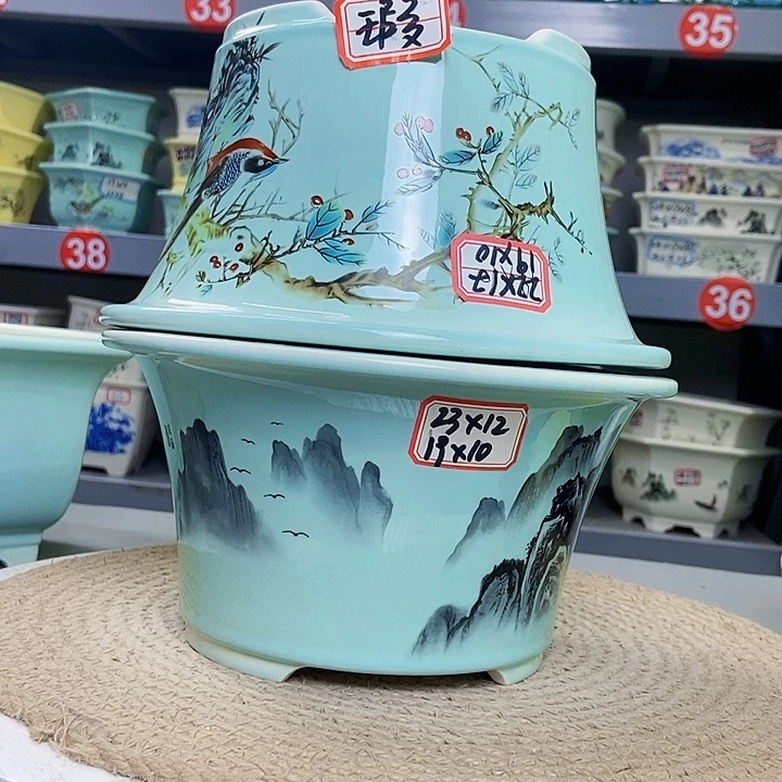 紫砂花瓶紫砂花盆