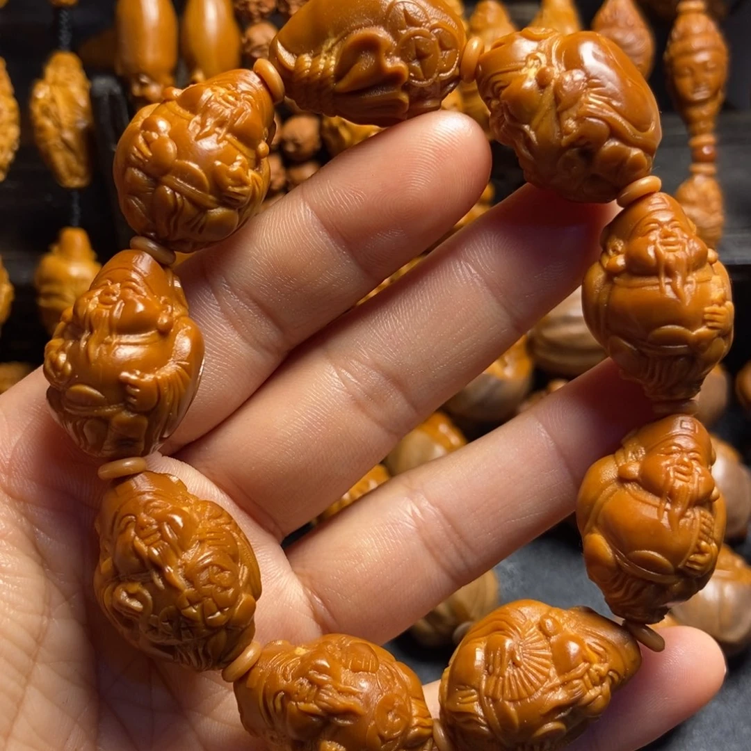 【闪购商品】手串/手链橄榄核官帽财神