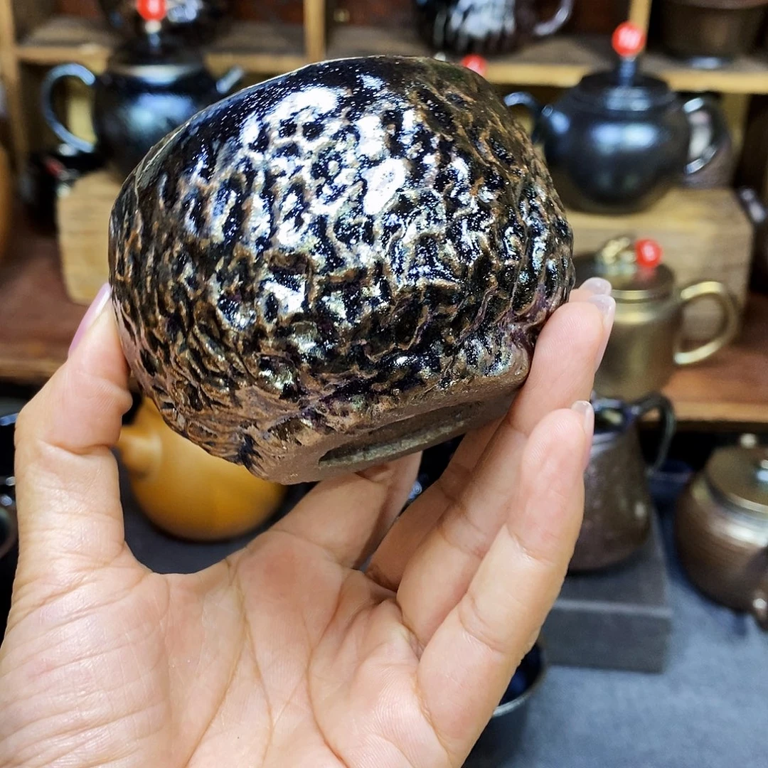 爱***崎云南建水柴烧白泥主人杯