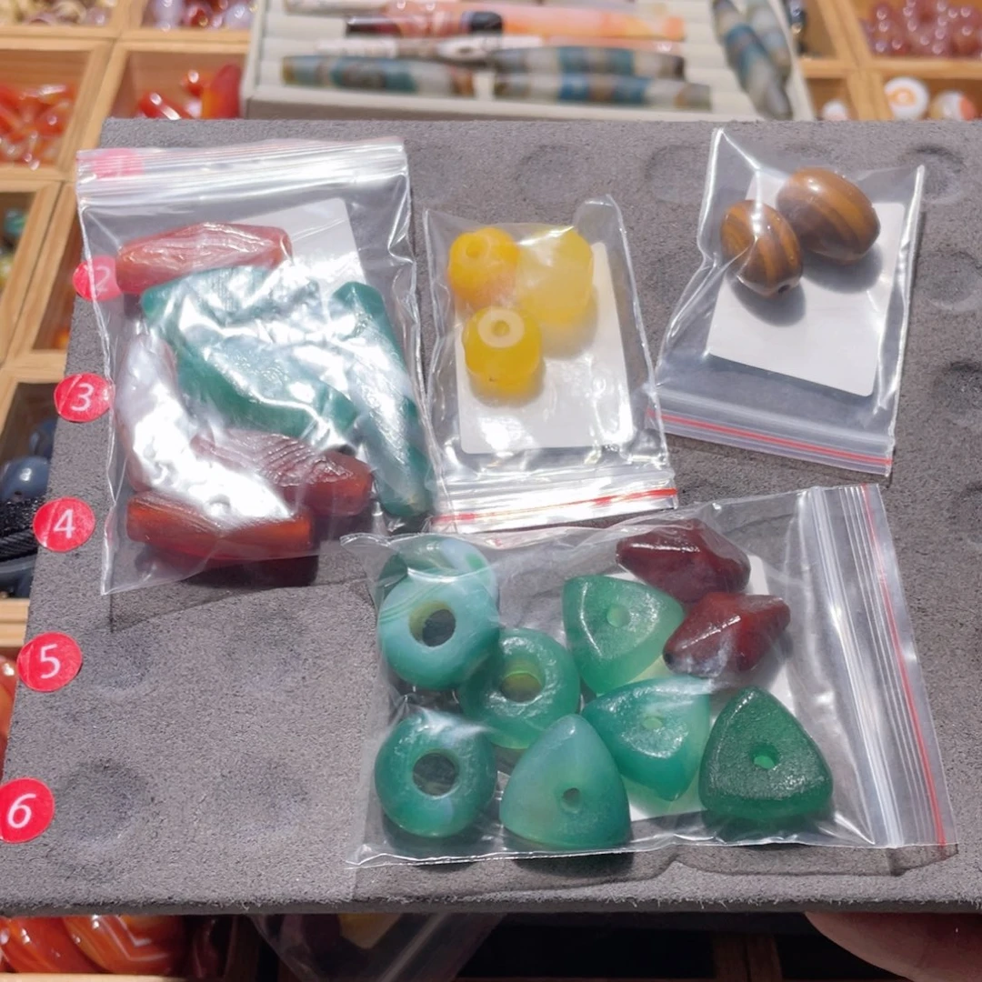 未镶嵌玛瑙/玉髓珠宝半成品