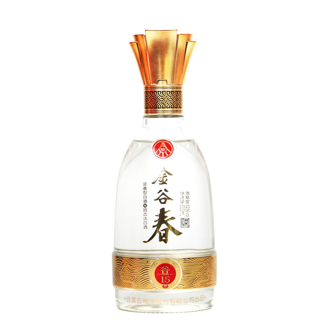 金谷春谷15 新款纯粮酿造固态法白酒高端送礼浓香型白酒52度500ml