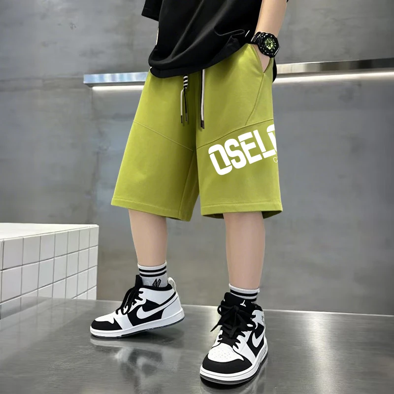 夏季休闲男童短裤10-15岁薄款宽松五分裤休闲裤帅气中大童中裤男