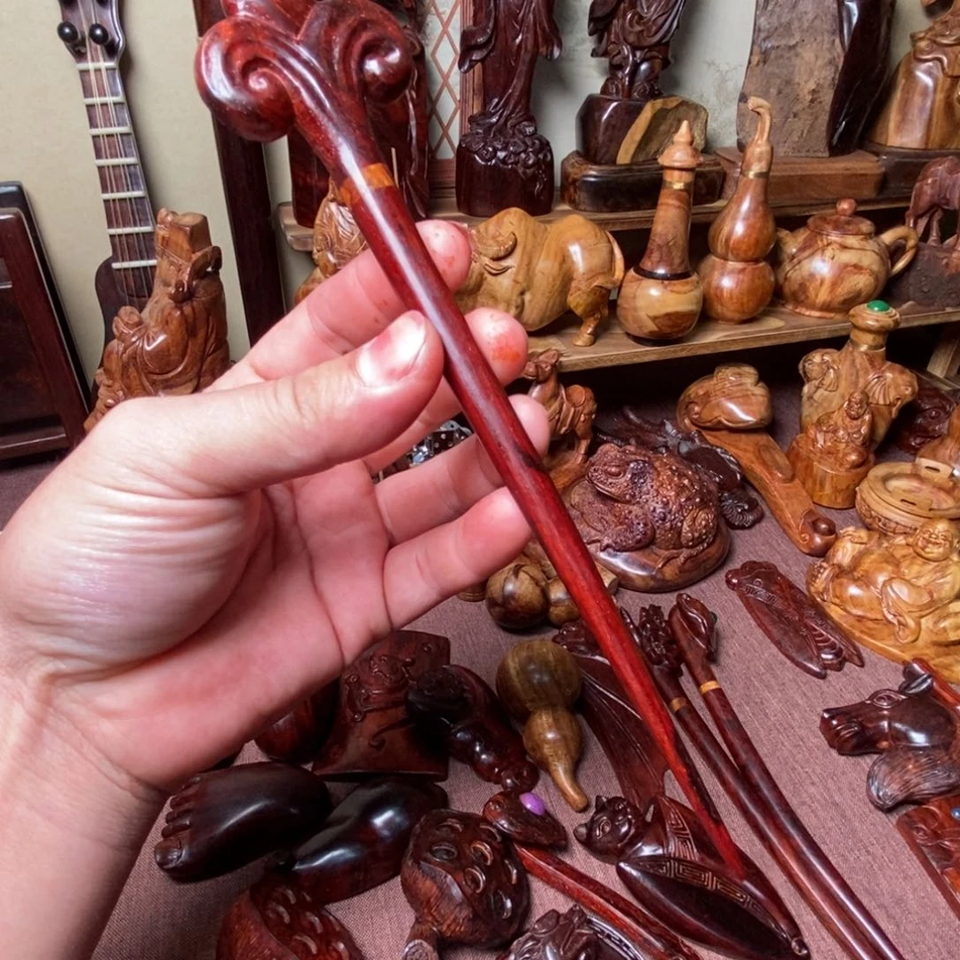 零***心小叶紫檀印度小叶紫檀发簪