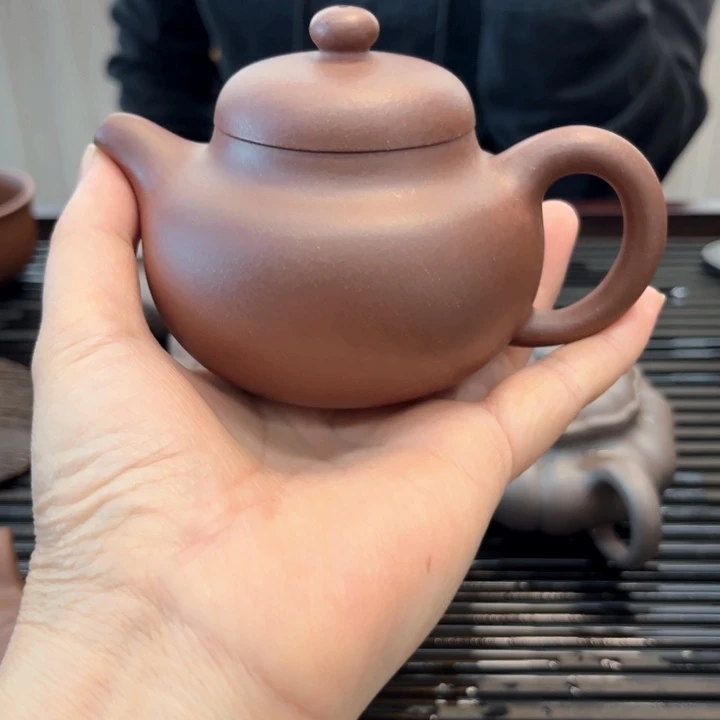 茶壶紫砂浮**梦柿园手工制作