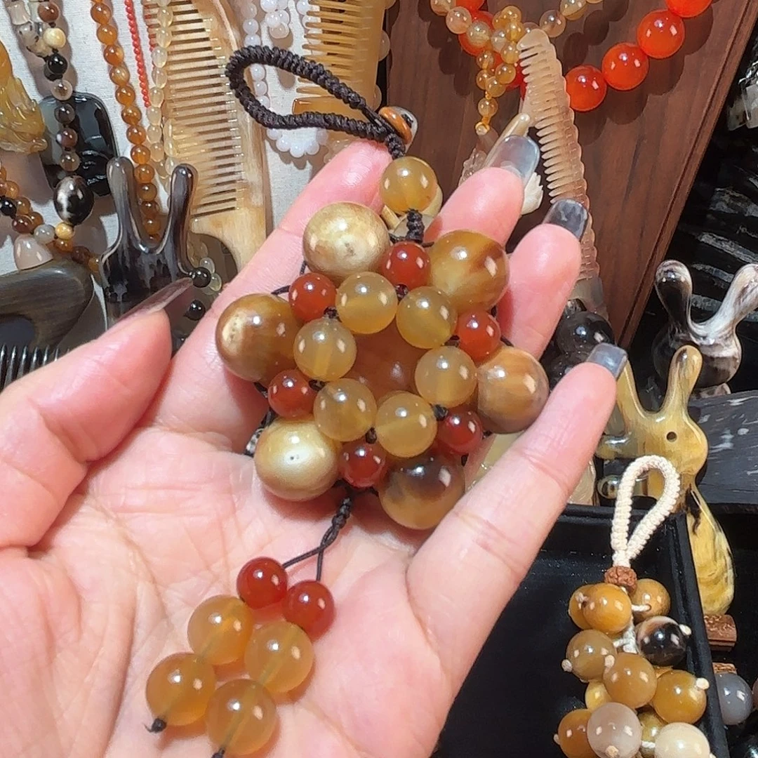 大***颖非金属手工编织车挂