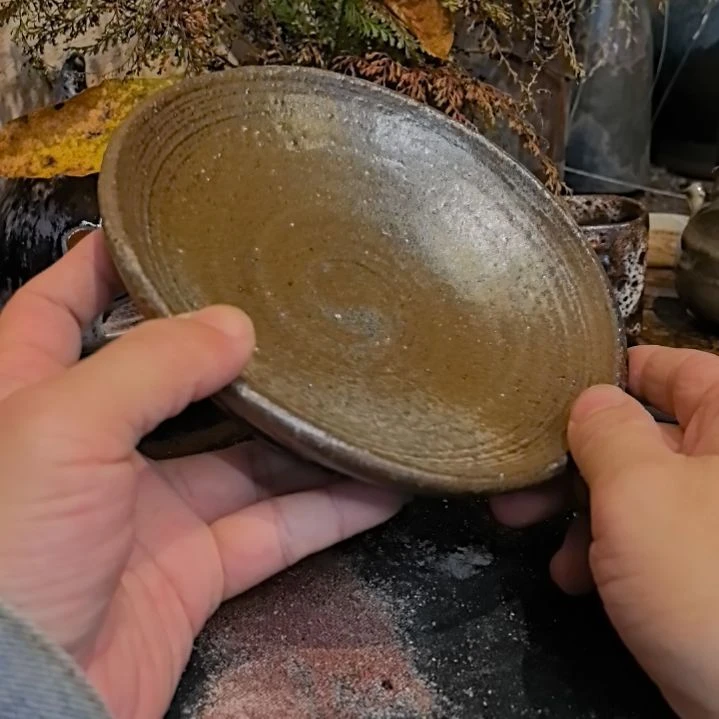 陶盘手工高温原矿窑变新品福利