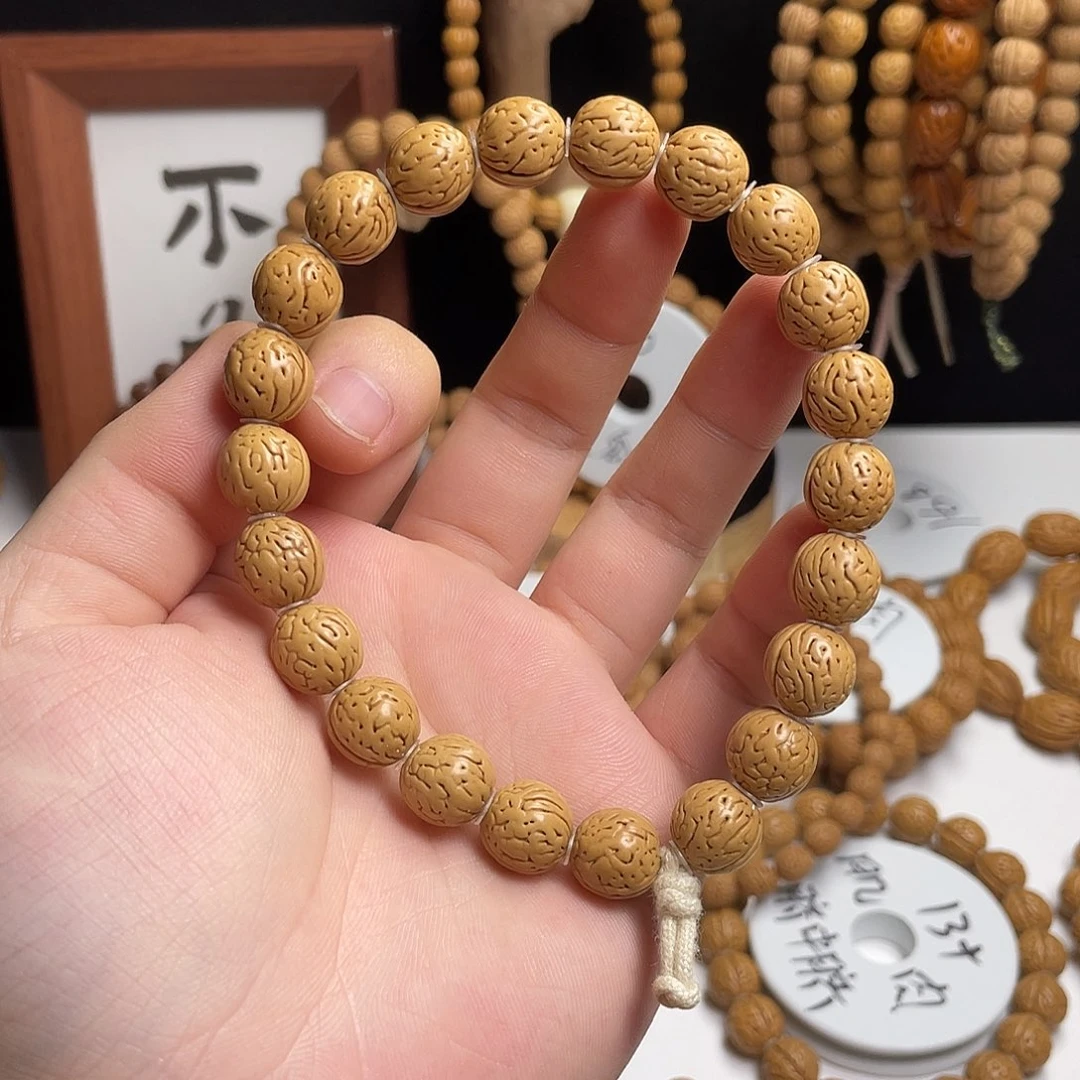 手串桃核12肥脐金豆