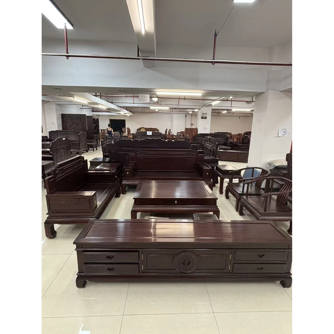 4号东非酸枝--天之蓝沙发