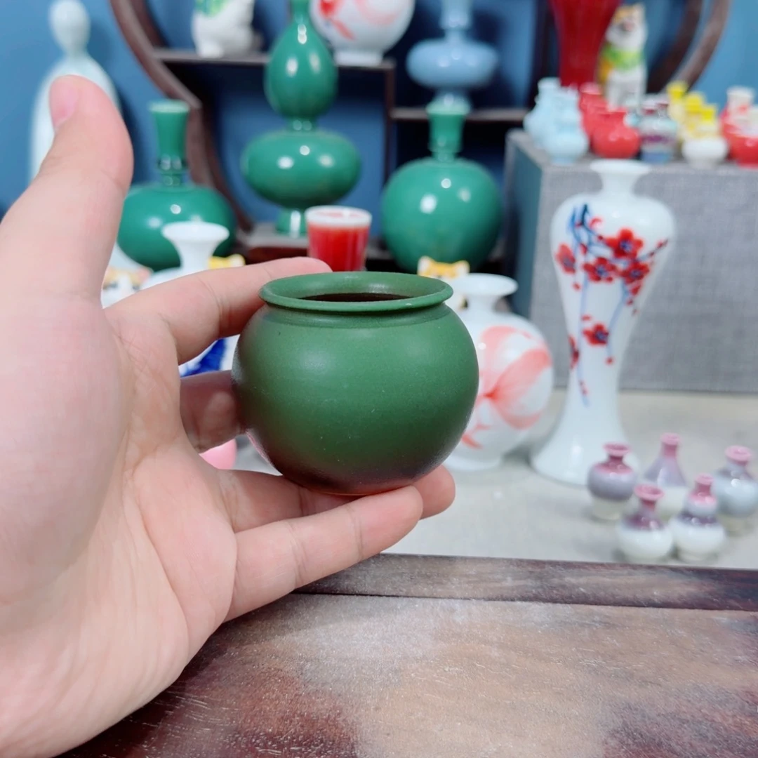 陶瓷手工小花器摆件