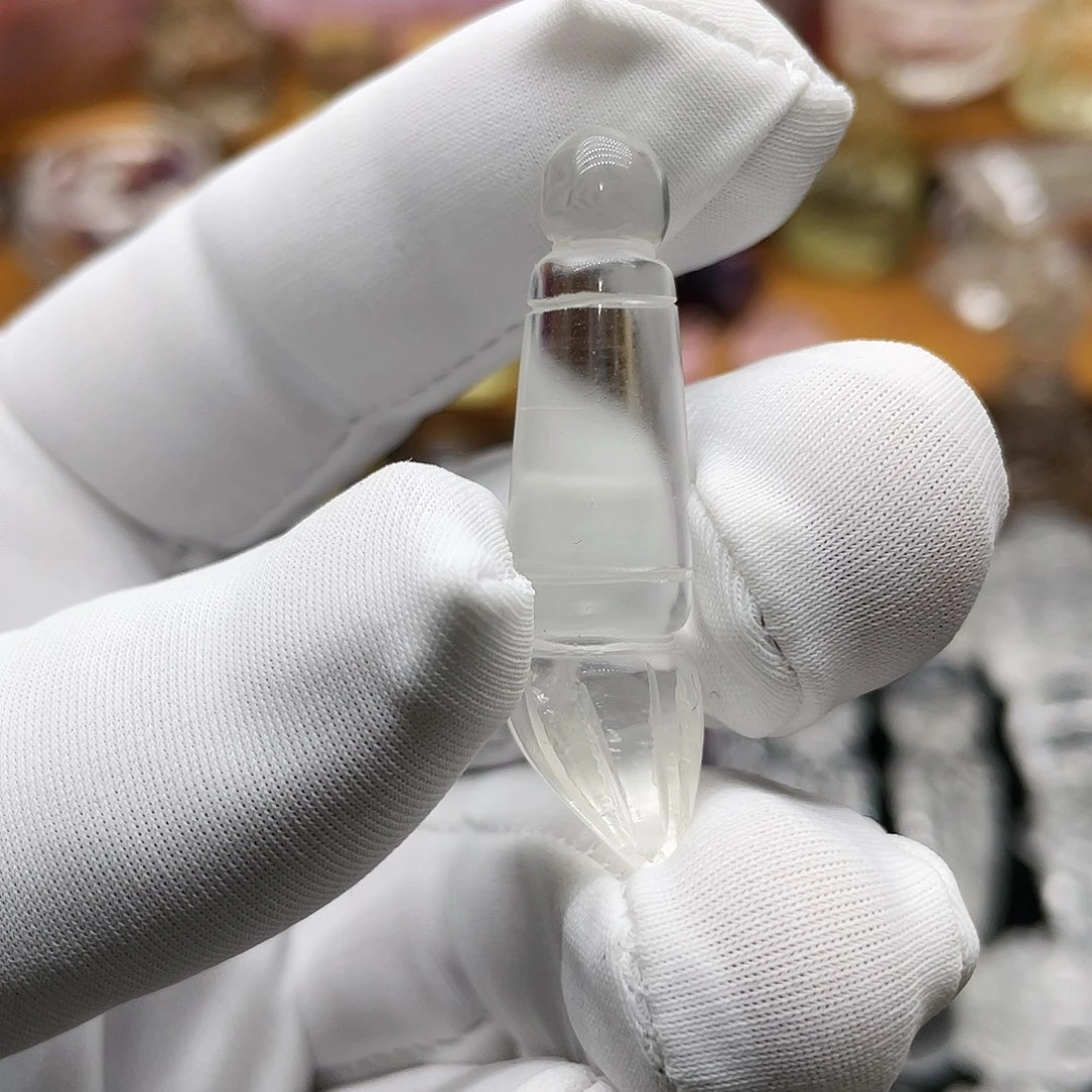 未镶嵌水晶颈饰水晶毛笔