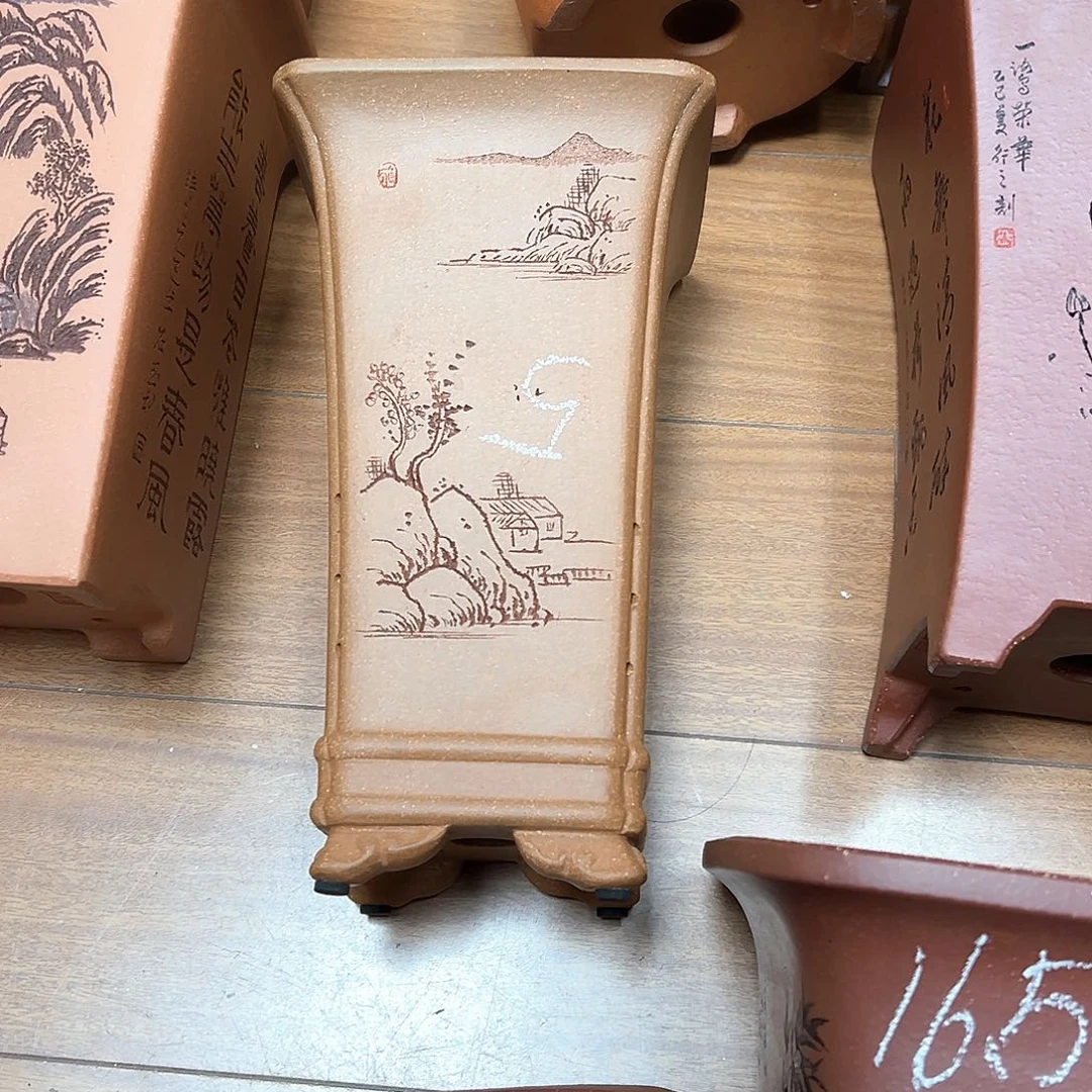 用***5花盆紫砂周之夏精品紫砂花盆