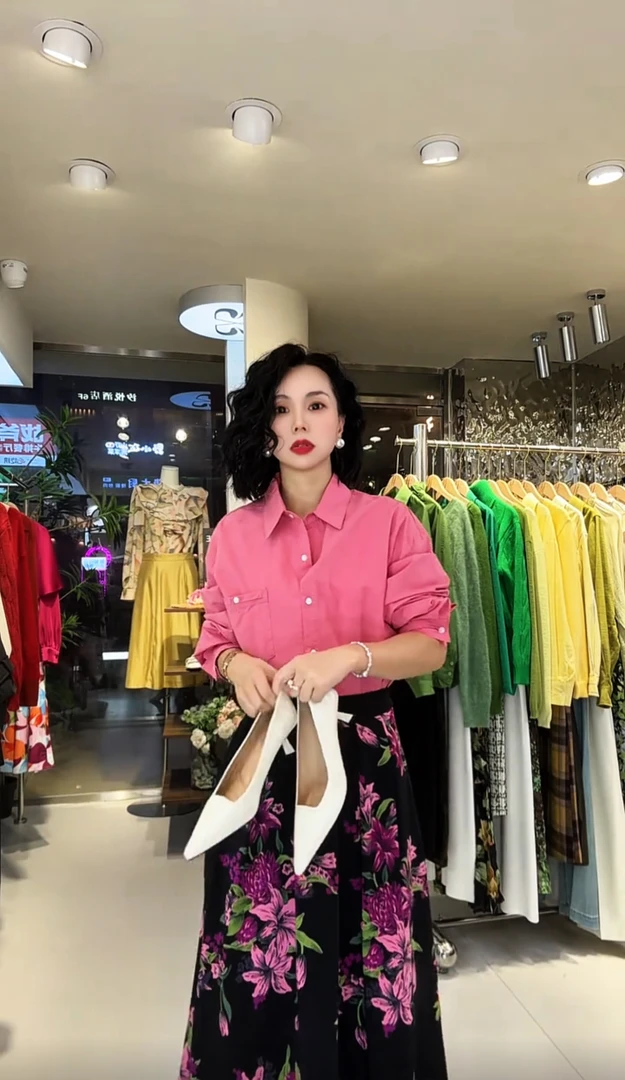 1411*棉通勤显瘦长袖白衬衫