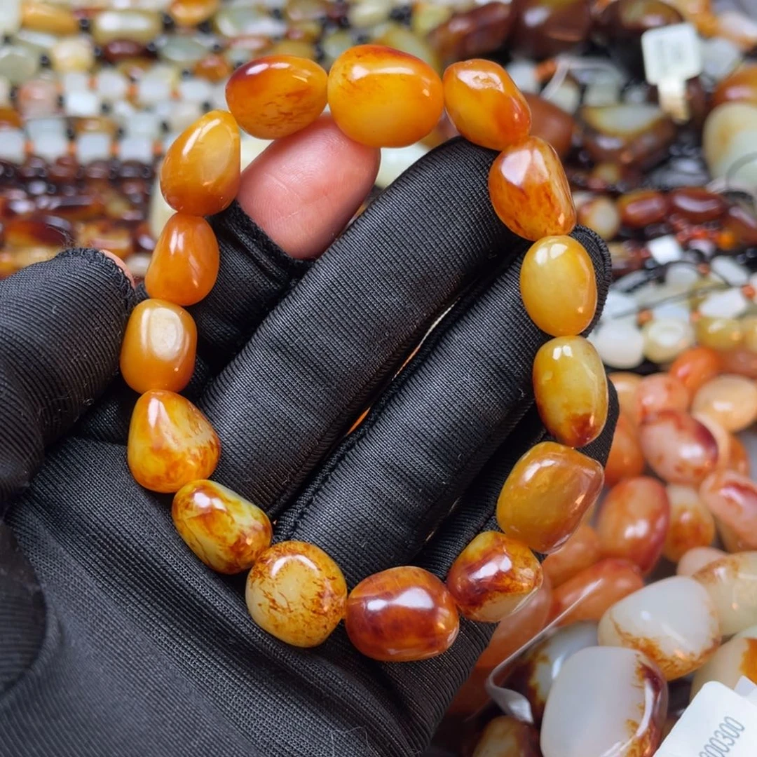 和田玉手链未镶嵌