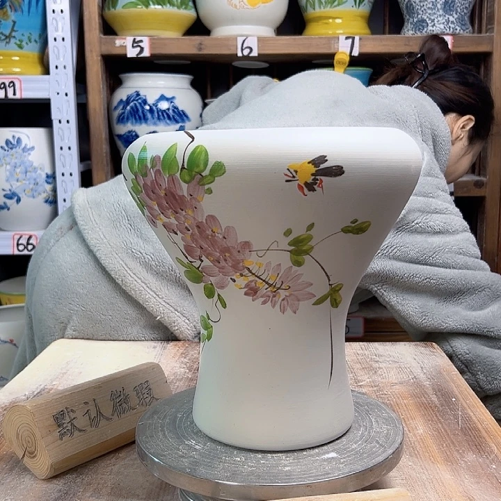 陶火窝紫藤新款陶瓷陶瓷陶