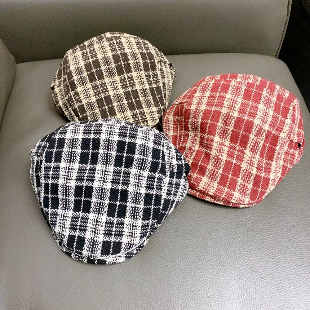 儿童帽子韩版小香风贝雷帽宝宝春秋季画家帽男女孩洋气前进鸭舌帽