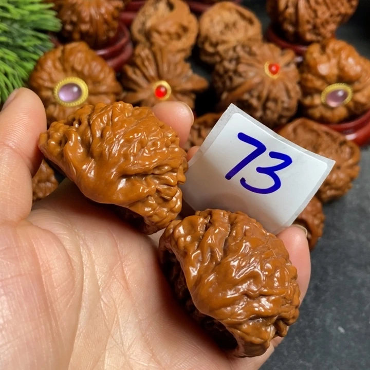 文玩核桃把件蛇73