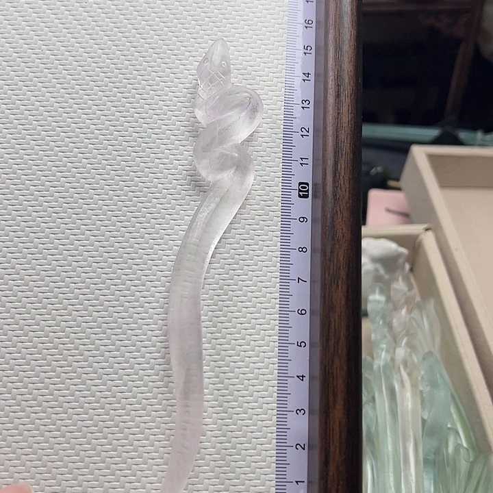 蛇纹石玉未镶嵌发簪