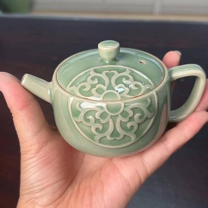 龙泉云间青瓷小米茶器