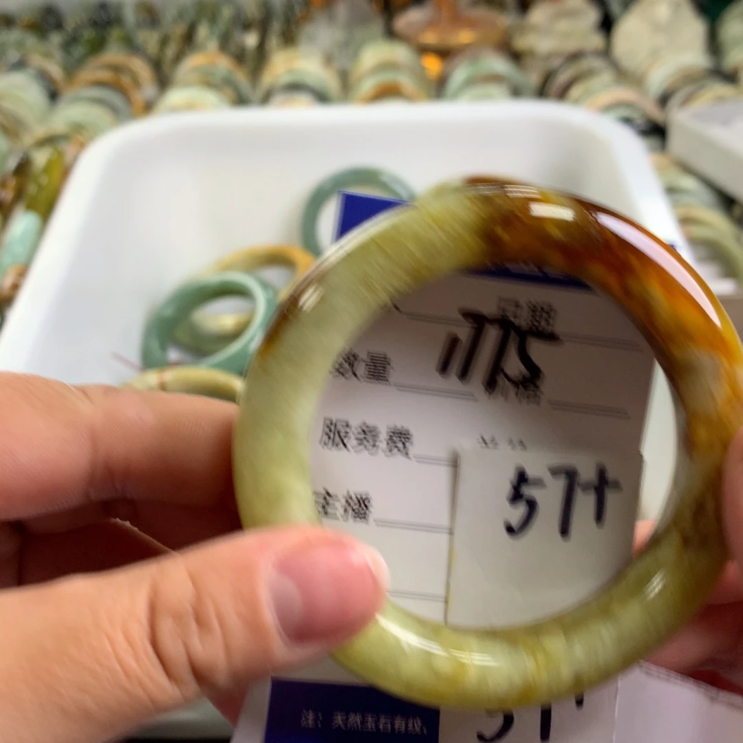 蛇纹石玉未镶嵌手镯1775