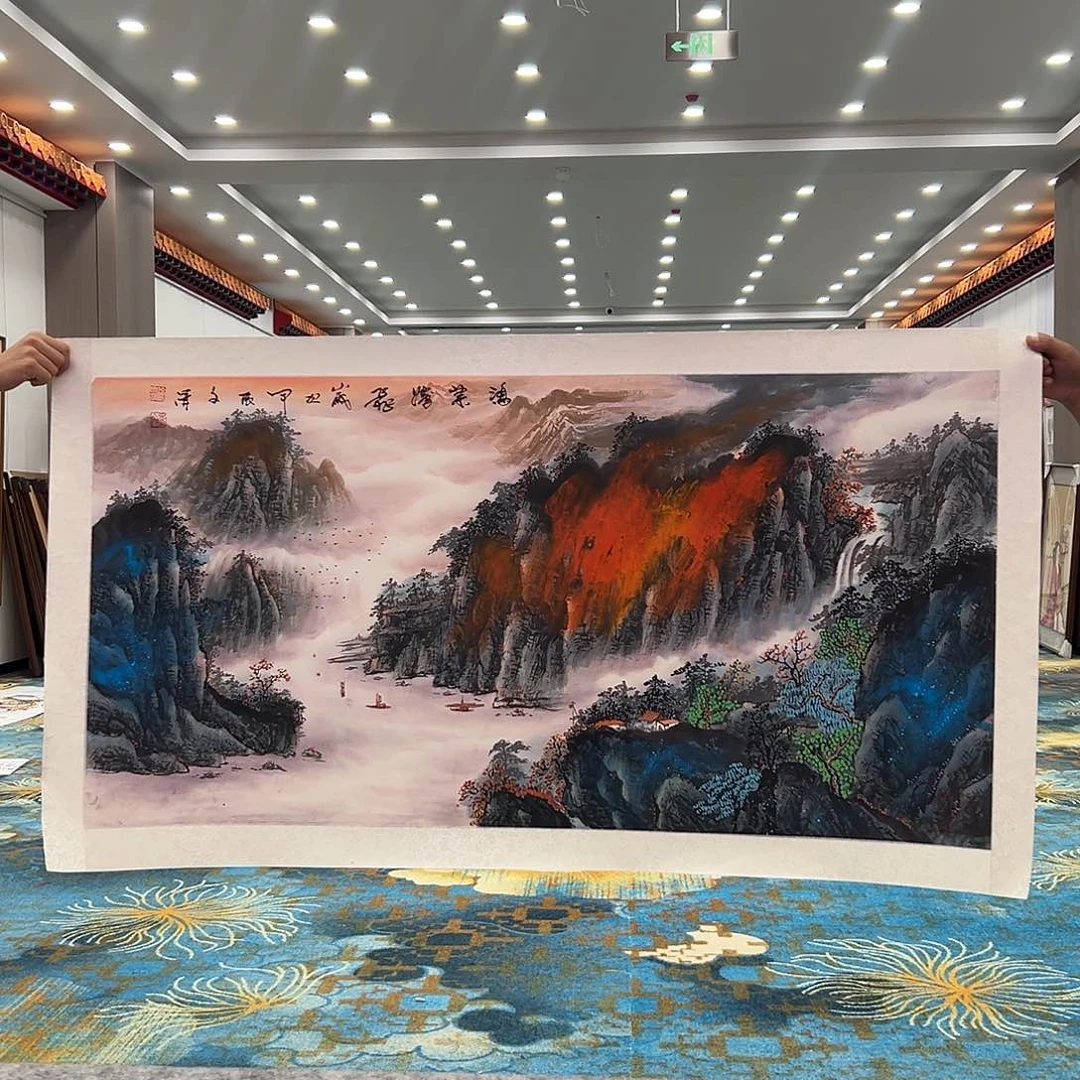 国画徐文清展览原作